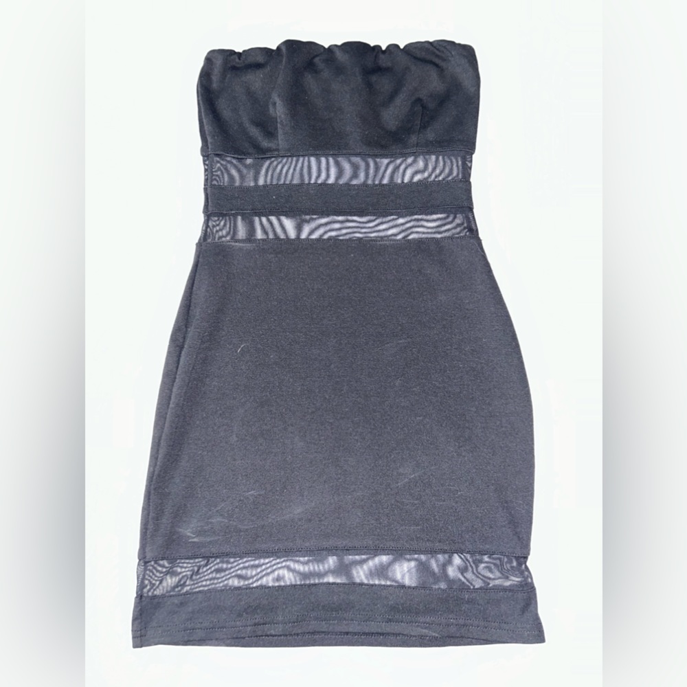 xxxtra mini strapless cocktail dress